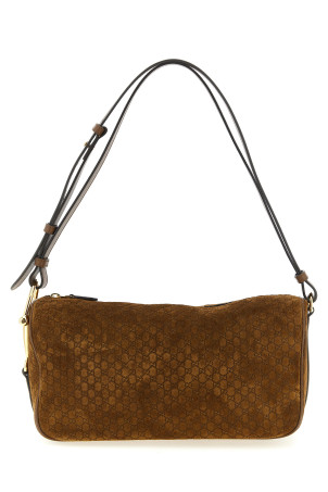 'Gucci Half Horsebit' medium shoulder bag Brown