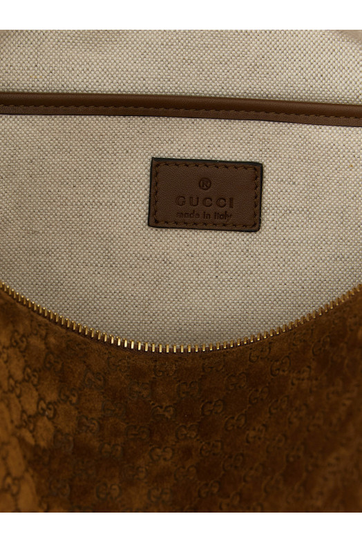 'Gucci Half Horsebit' medium shoulder bag Brown
