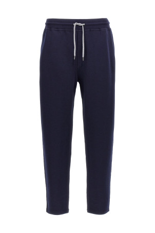 Cotton blend joggers Blue