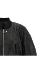 'Secchia Cropped Flight' bomber jacket Black