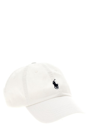 Біла кепка з вишитим логотипом POLO RALPH LAUREN 710548524011