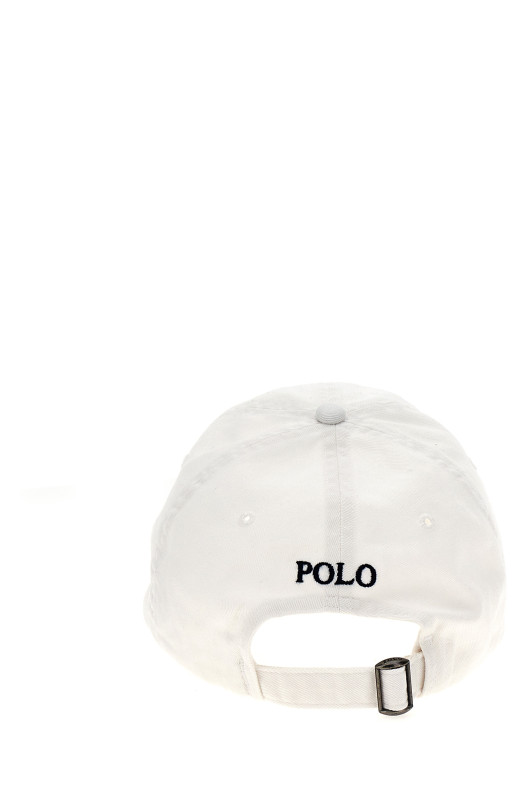 Кепка с вышитым логотипом, белая POLO RALPH LAUREN 710548524011