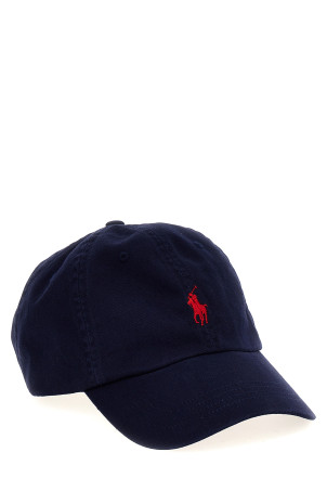 Кепка с вышитым логотипом, синяя POLO RALPH LAUREN 710548524014