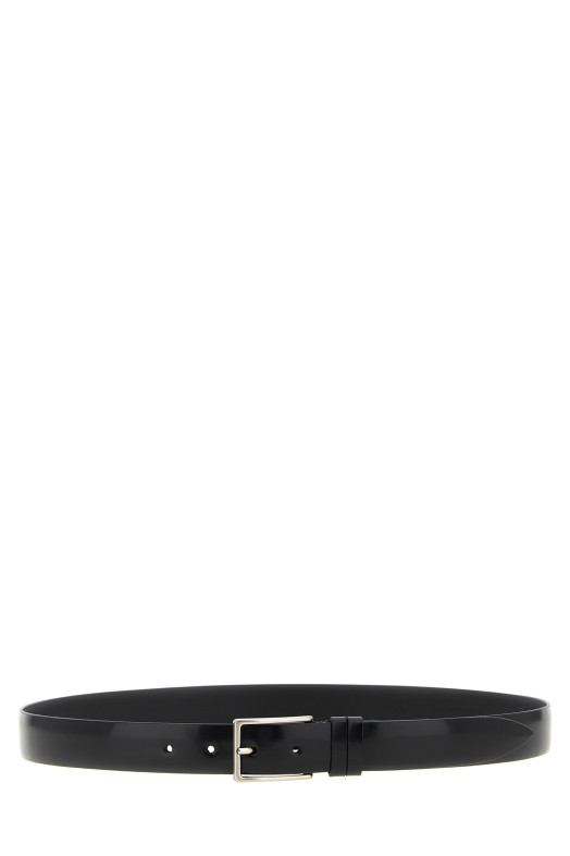 Leather belt Black