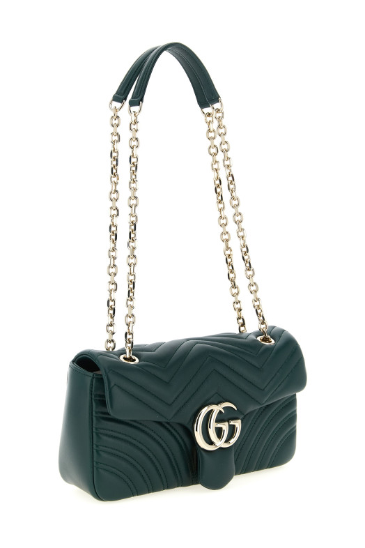 'GG Marmont' medium shoulder bag Green