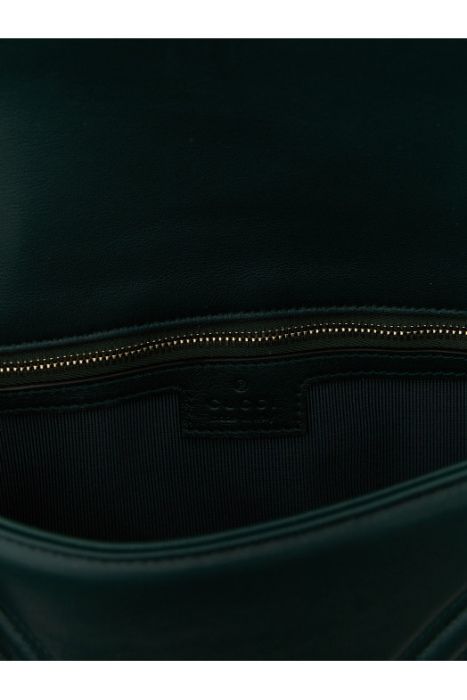 'GG Marmont' medium shoulder bag Green