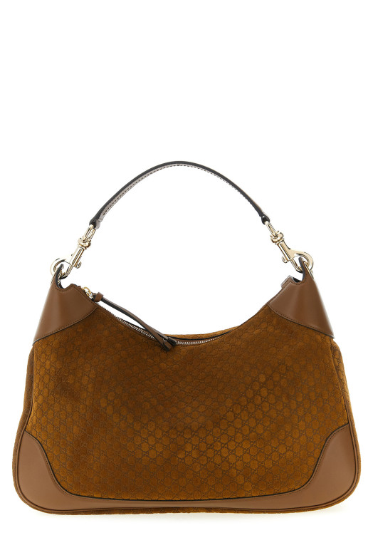'Gucci B' medium shoulder bag Brown