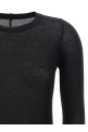 'Rib LS T' T-shirt Black