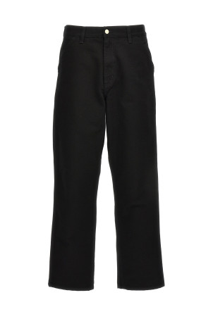 Брюки с одним коленным швом, черные CARHARTT WIP I0314978902