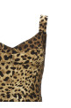 'Leopardo' corset dress Multicolor