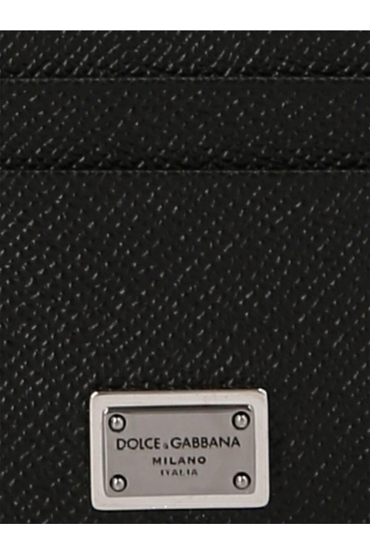Карточка с логотипом, черная DOLCE & GABBANA BP0330AG21980999