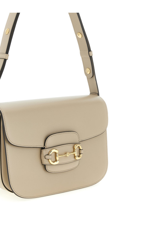'Gucci Horsebit 1955' medium shoulder bag Beige