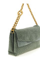GG — большая замшевая сумка через плечо, зеленая GUCCI 857362AAF0P3403