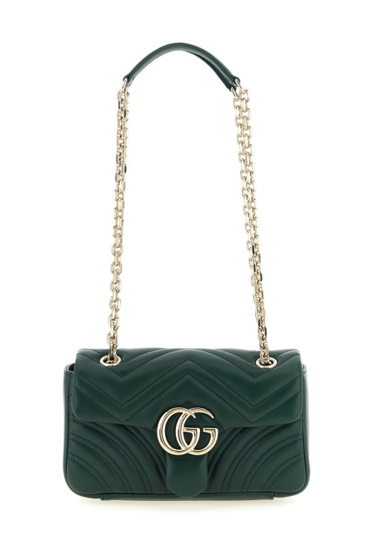 'GG Marmont' small shoulder bag Green