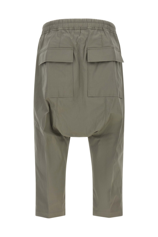 Брюки «Drawstring Cropped» серого цвета RU02F4381TE48