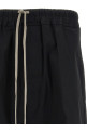 Брюки «Drawstring Cropped» черного цвета RU02F4381TE09