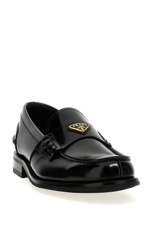 Logo loafers Black