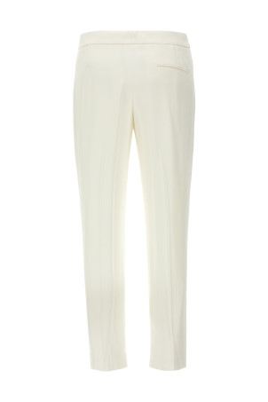 Crepe pants White