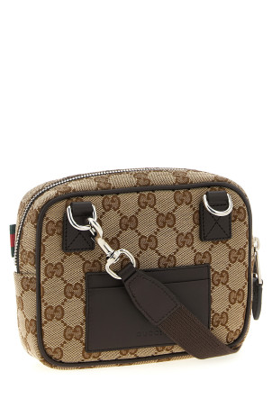 GG, невелика сумка через плече, бежева GUCCI 834268FAEON9750