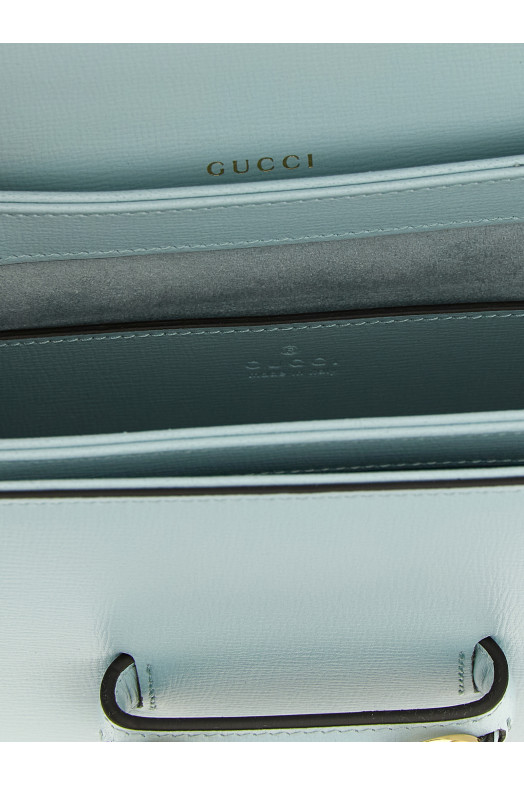 'Gucci Horsebit 1955' small shoulder bag BLUE