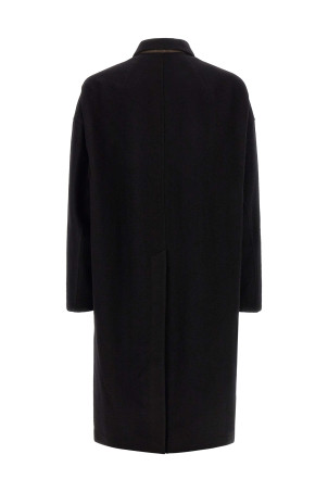 'Buttoned Brad' coat Black