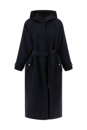 'Cartoccio' coat Blue