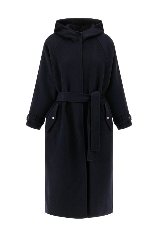 'Cartoccio' coat Blue