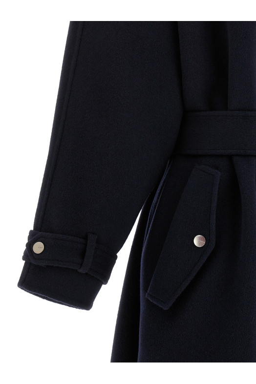 'Cartoccio' coat Blue