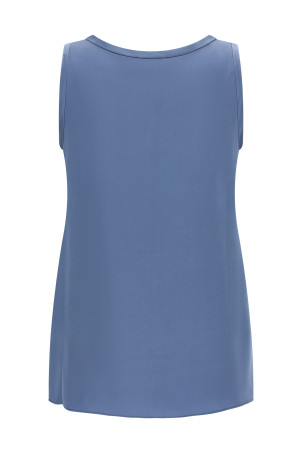 Satin top  Blue