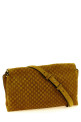Средняя замшевая сумка через плечо GG, желтого цвета GUCCI 857622AAF0P7702