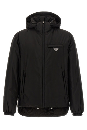 'Re-Nylon' down jacket Black