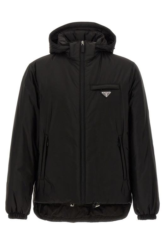 'Re-Nylon' down jacket Black