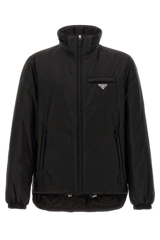 'Re-Nylon' down jacket Black