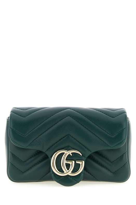 'GG Marmont' mini shoulder bag Green