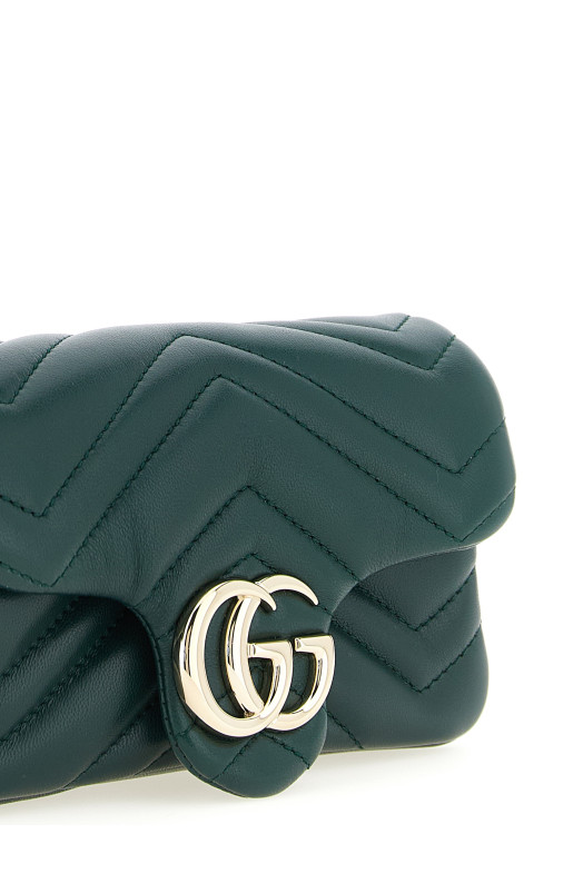 'GG Marmont' mini shoulder bag Green