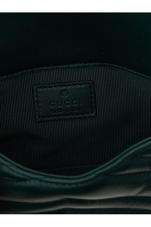 'GG Marmont' mini shoulder bag Green