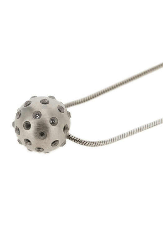 'Mini Orb' necklace Silver