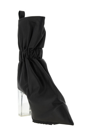 'Pull On Cuffed Taquito' ankle boots Black