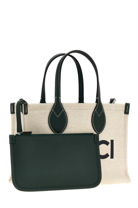 Сумка для покупок с мини-логом, разноцветная GUCCI 772144FACUL8572