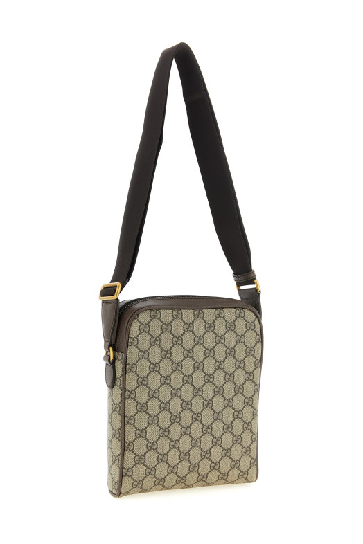 'Ophidia' small crossbody bag Beige