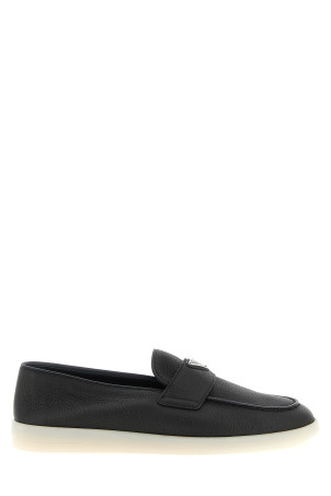 Deer skin loafers Black