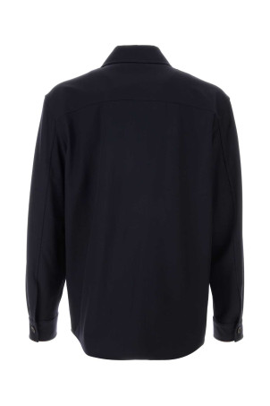 Midnight blue wool Oslo shirt THE ROW (1395W4466)