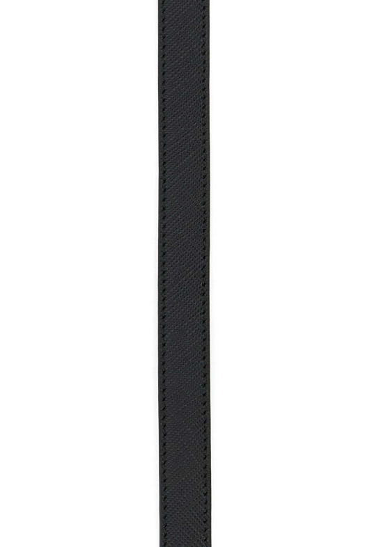 Черный кожаный ремень Black PRADA (1CC621053)