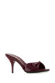 Burgundy leather mules MIU MIU (5XX665F075069)