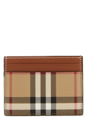 Printed canvas cardholder Multicolor BURBERRY (8070418)