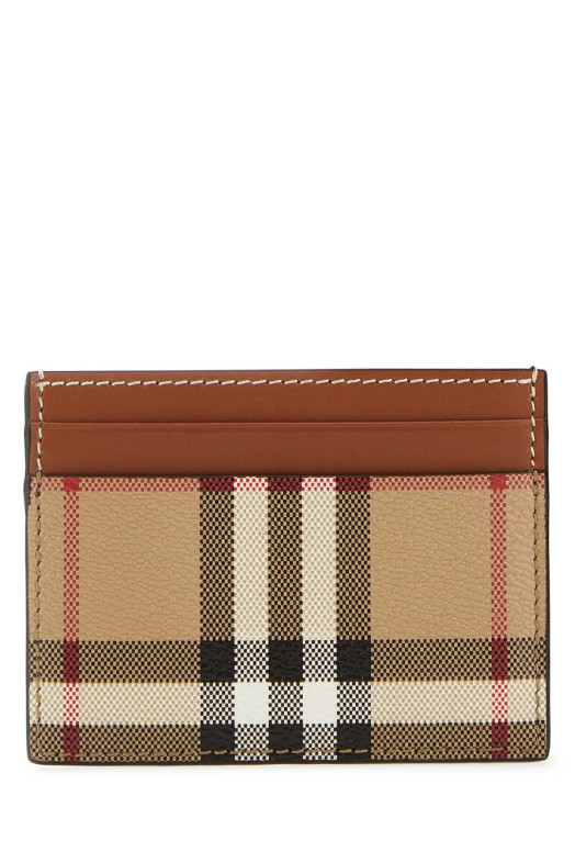 Printed canvas cardholder Multicolor BURBERRY (8070418)
