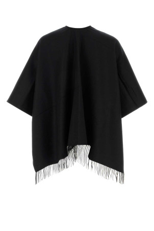 Black wool reversible cape BURBERRY (8122803)