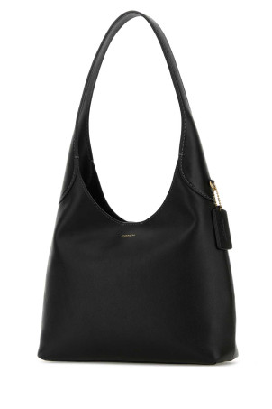 Black leather Brooklyn 28 shoulder bag COACH NEW YORK (CU068)