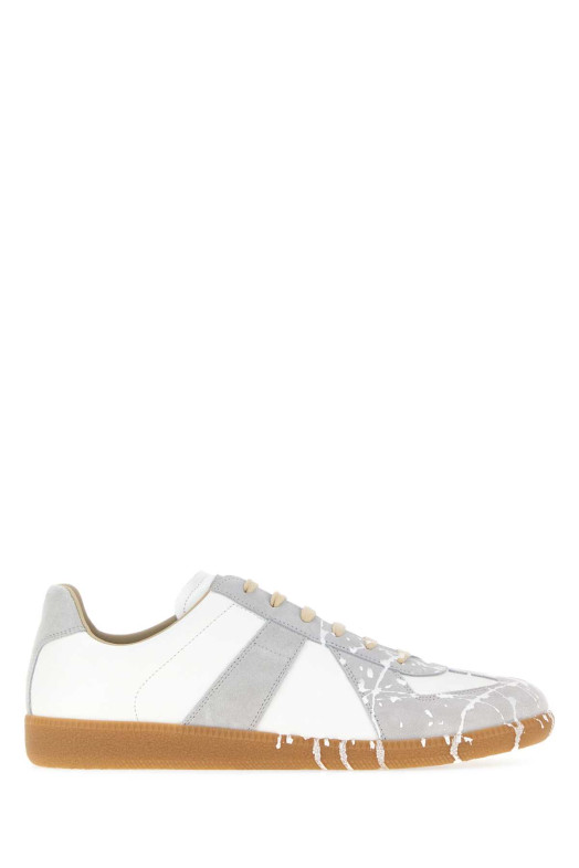 Two-tone leather Replica sneakers MAISON MARGIELA (S57WS0517P7799)