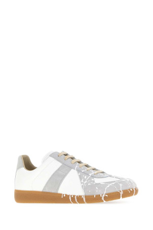 Two-tone leather Replica sneakers MAISON MARGIELA (S57WS0517P7799)
